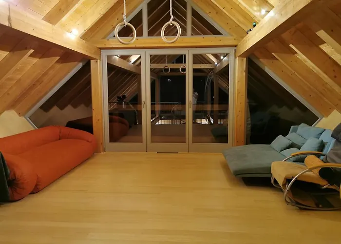 In Blockhaus Im Wald Feriehus Siegsdorf